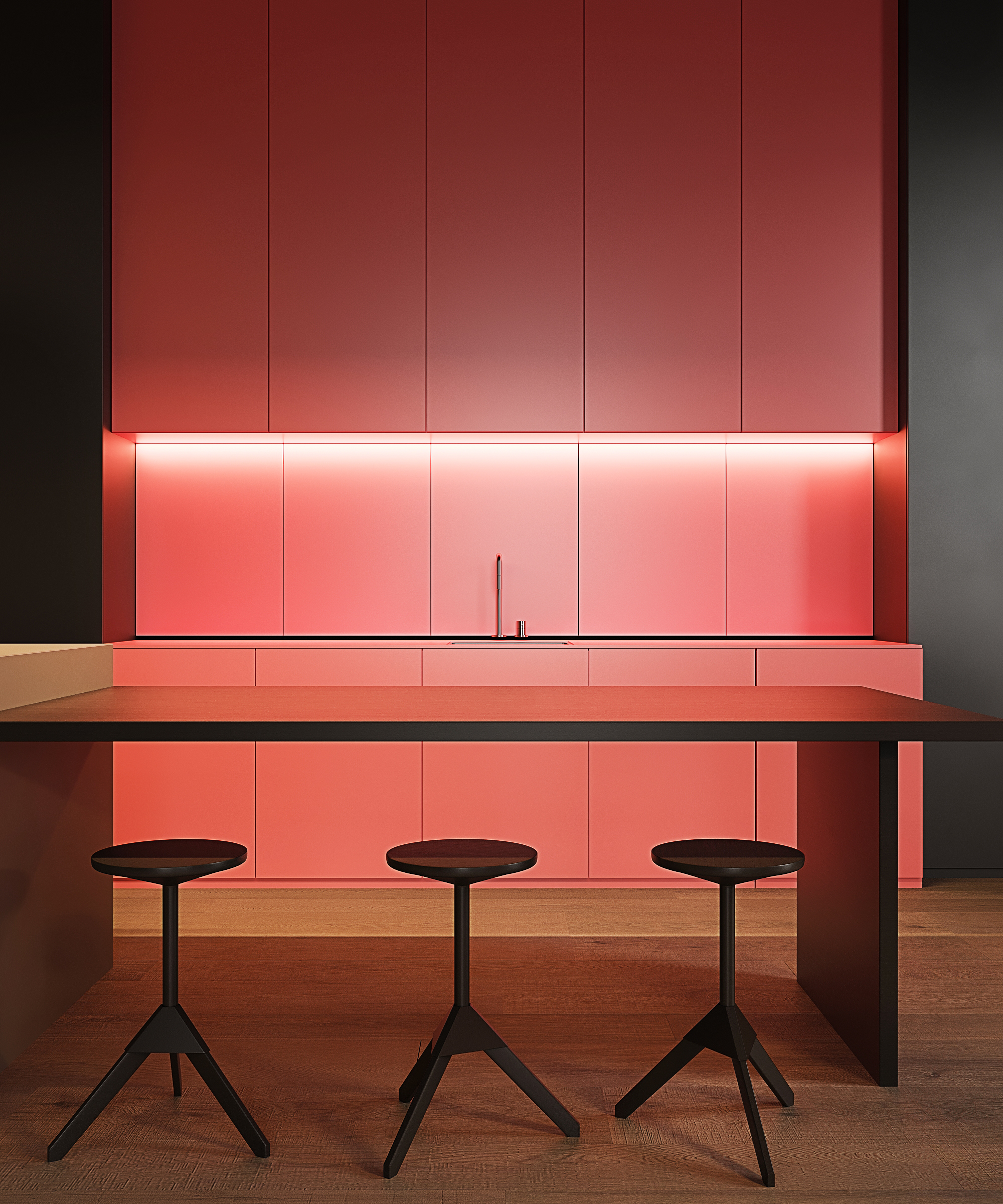 Noir & Corail