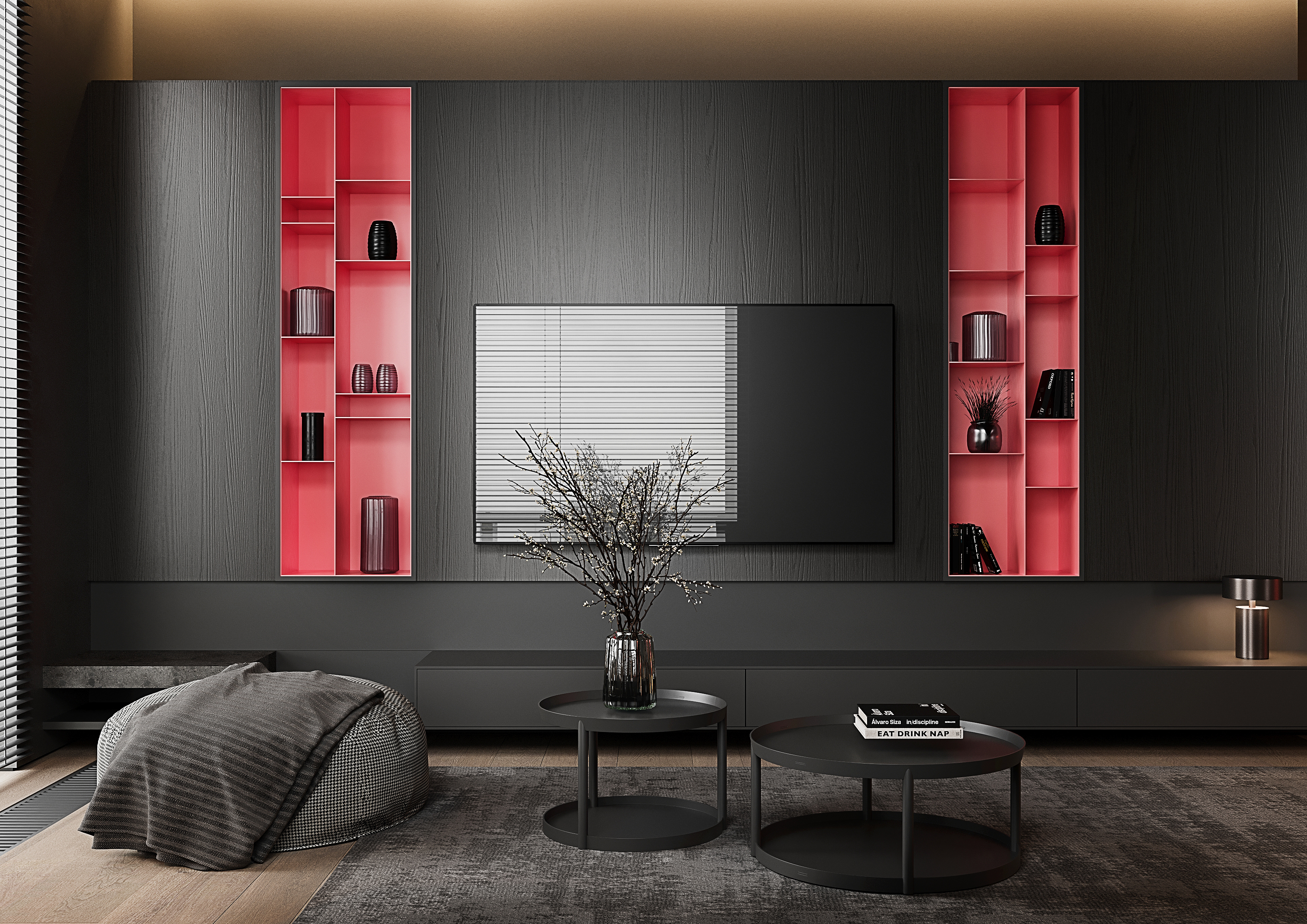 Noir & Corail